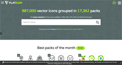 Desktop Screenshot of flaticon.com