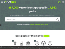 Tablet Screenshot of flaticon.com